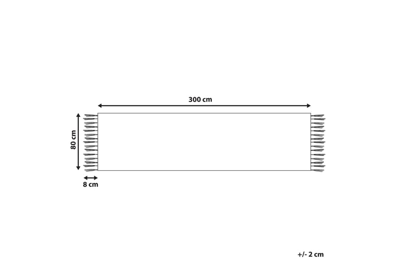 Berdik Kelimmatta 80x300 cm - Beige - Kelimmattor