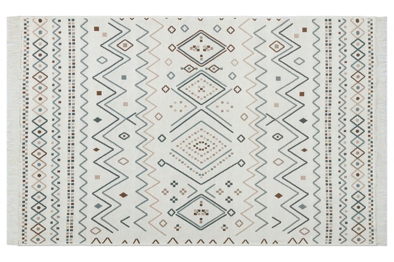 Eko Hali Matta 120x180 cm - Beige/Blå/Vit - Textil & mattor - Mattor - Orientaliska mattor