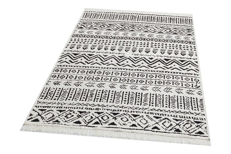 Eko Hali Matta 160x230 cm - Svart/Vit - Textil & mattor - Mattor - Orientaliska mattor