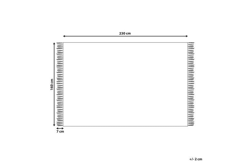 Garni Kelimmatta 160x230 cm - Röd - Kelimmattor