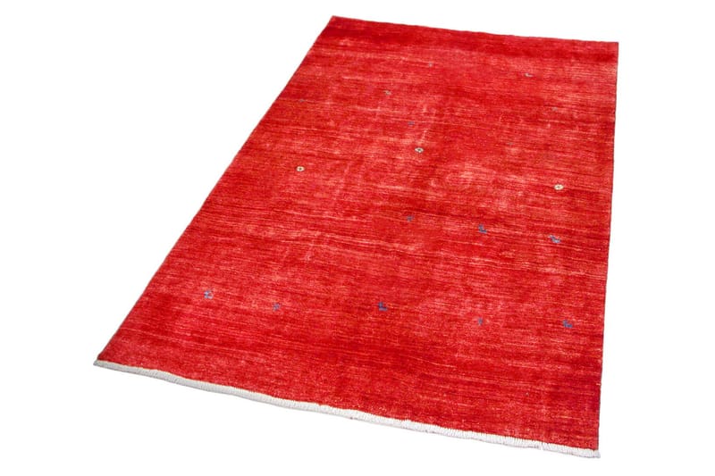 Handknuten Exklusiv Persisk Matta 198x308 cm Gabbeh Shiraz - Röd - Orientaliska mattor - Persisk matta