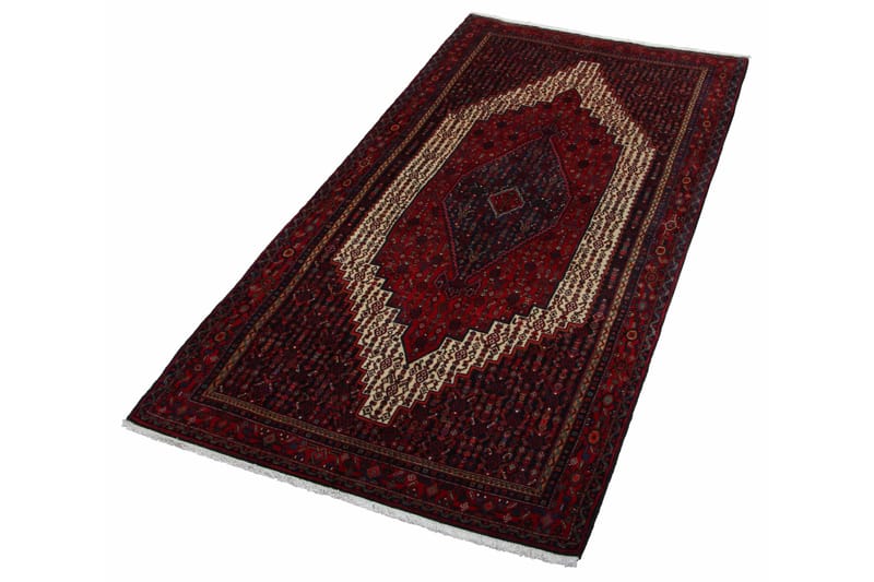 Handknuten Exklusiv Persisk Matta 149x319 cm - Beige/Röd - Orientaliska mattor - Persisk matta