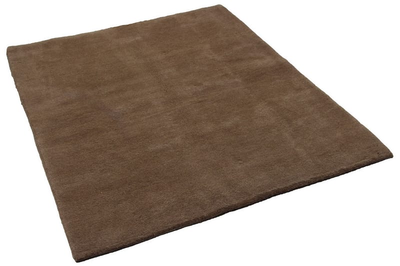 Handknuten Gabbeh Shiraz Ull Beige 155x183cm - Handvävda mattor - Orientaliska mattor - Persisk matta