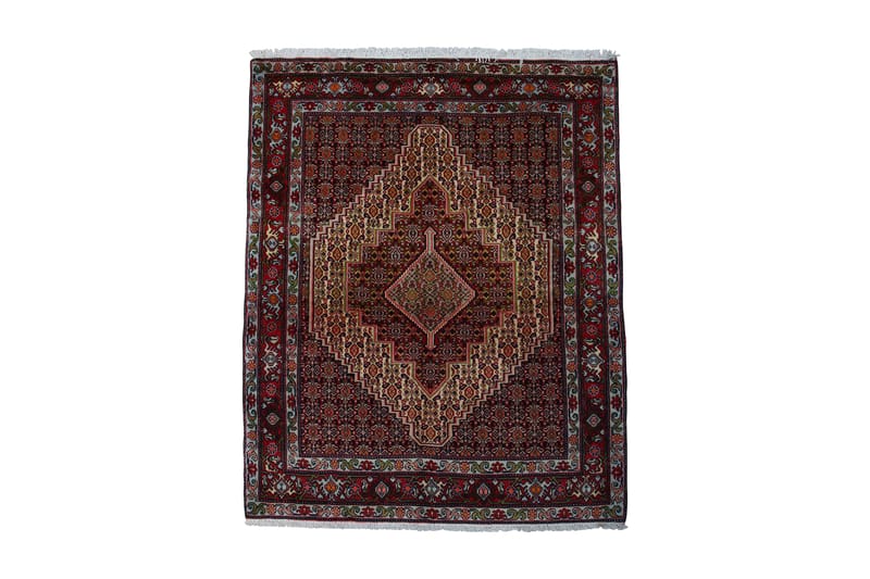 Handknuten Persisk Matta 121x151 cm Kelim - Creme/Röd - Orientaliska mattor - Persisk matta