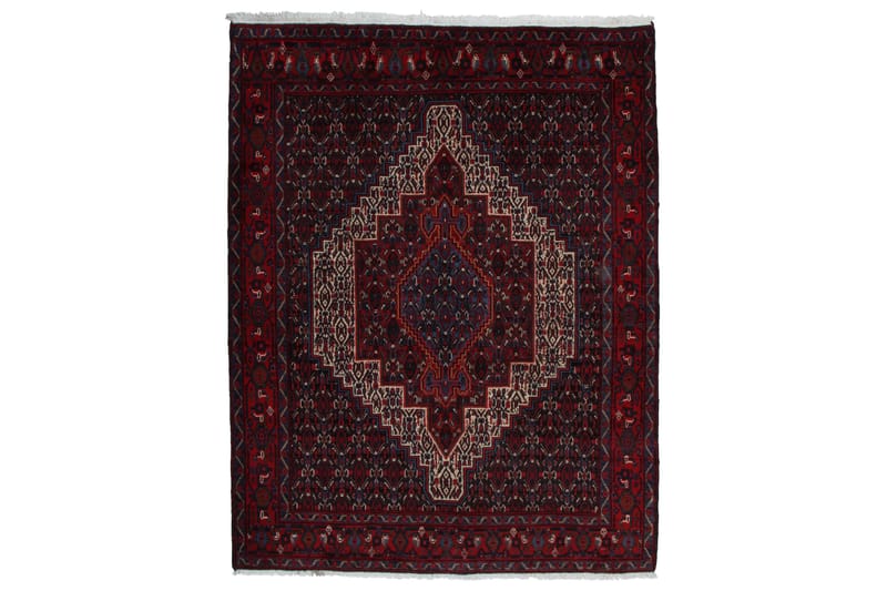 Handknuten Persisk Matta 124x156 cm Kelim - Röd/Creme - Orientaliska mattor - Persisk matta