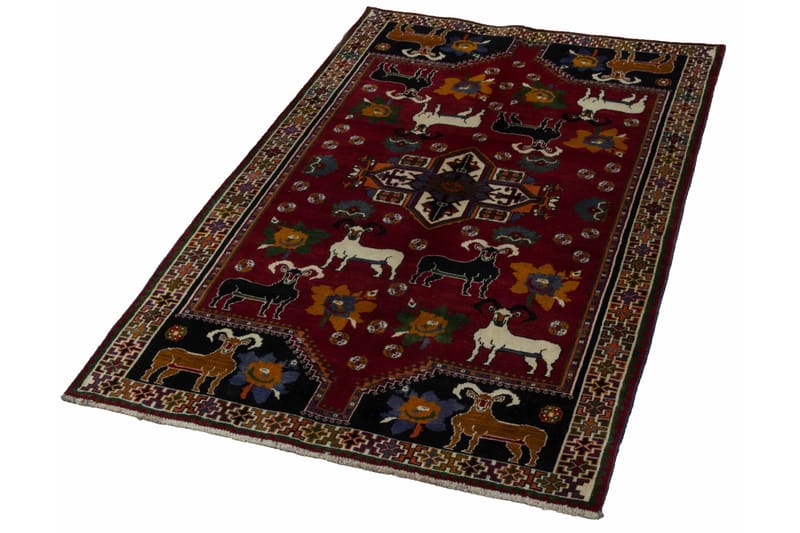 Handknuten Persisk Matta Varni 103x141 cm Kelim - Röd/Beige - Orientaliska mattor - Persisk matta