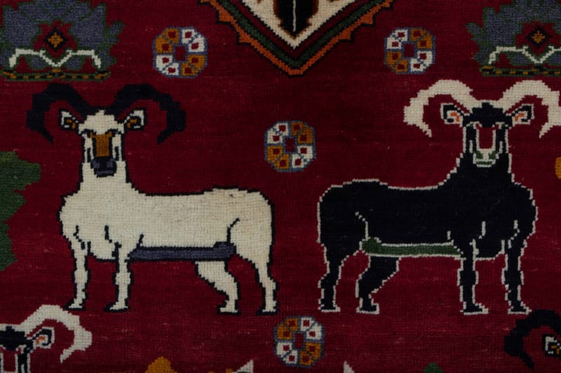 Handknuten Persisk Matta Varni 103x141 cm Kelim - Röd/Beige - Orientaliska mattor - Persisk matta