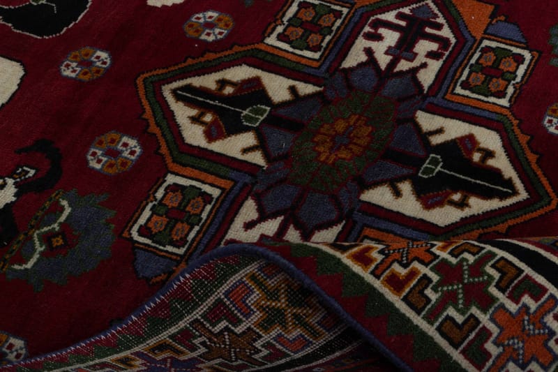 Handknuten Persisk Matta Varni 103x141 cm Kelim - Röd/Beige - Orientaliska mattor - Persisk matta