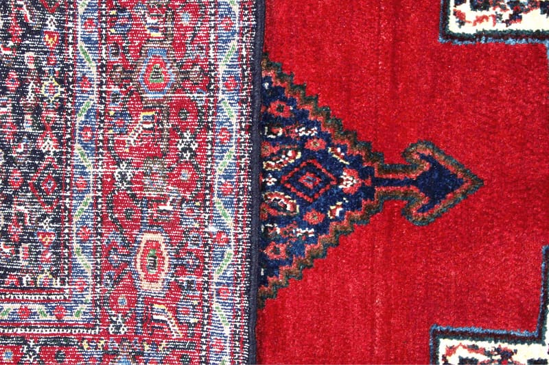 Handknuten Persisk Matta 118x163 cm Kelim - Röd/Mörkblå - Orientaliska mattor - Persisk matta