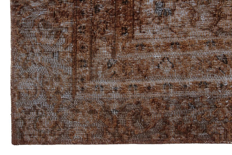 Handknuten Persisk Ullmatta 255x344 cm Vintage - Brun/Blå - Orientaliska mattor - Persisk matta