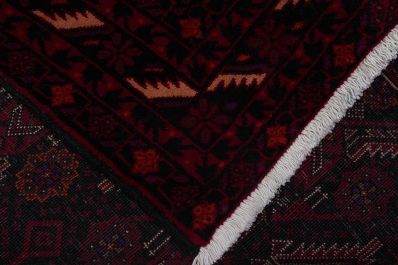Handknuten Persisk Matta Våg 100x193 cm Kelim - Svart/Röd - Orientaliska mattor - Persisk matta