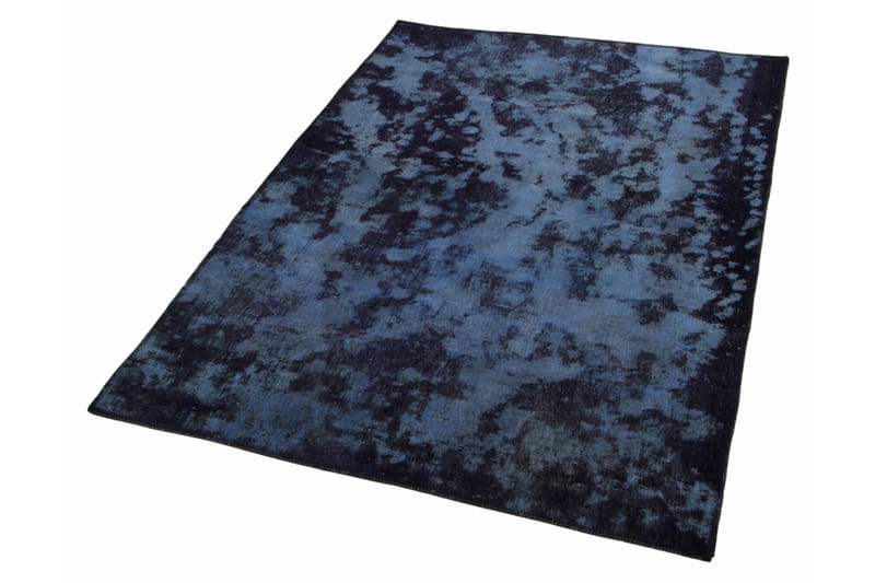 Handknuten Persisk Matta 115x170 cm Vintage - Mörkblå/Blå - Orientaliska mattor - Persisk matta