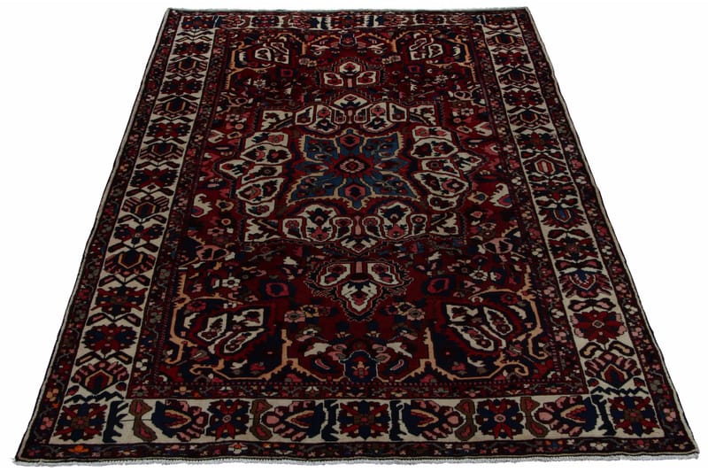 Handknuten Persisk Matta 213x302 cm - Röd/Beige - Orientaliska mattor - Persisk matta