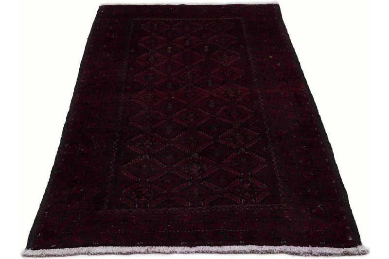 Handknuten Persisk Matta 100x188 cm Kelim - Röd/Svart - Orientaliska mattor - Persisk matta