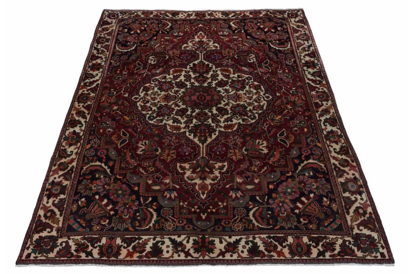 Handknuten Persisk Matta 217x307 cm - Röd/Beige - Orientaliska mattor - Persisk matta