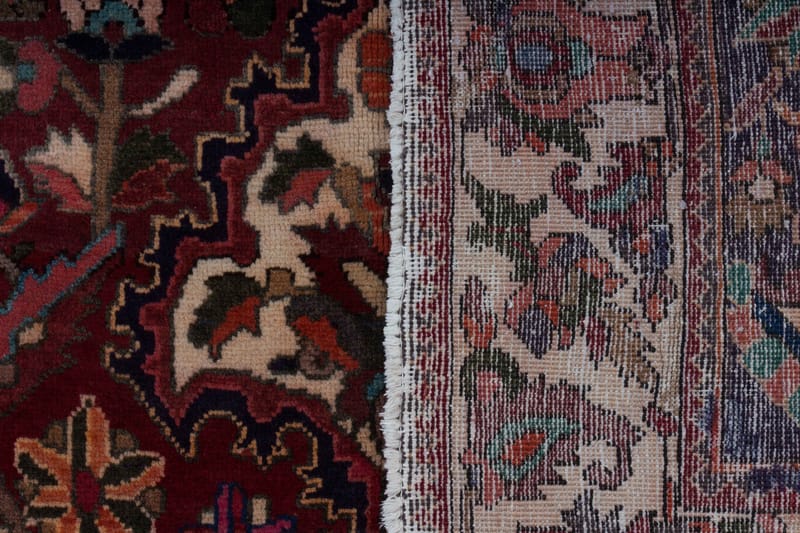 Handknuten Persisk Matta 217x307 cm - Röd/Beige - Orientaliska mattor - Persisk matta