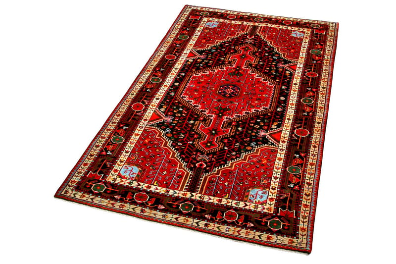 Handknuten Persisk Matta 175x297 cm - Röd/Mörkblå - Orientaliska mattor - Persisk matta