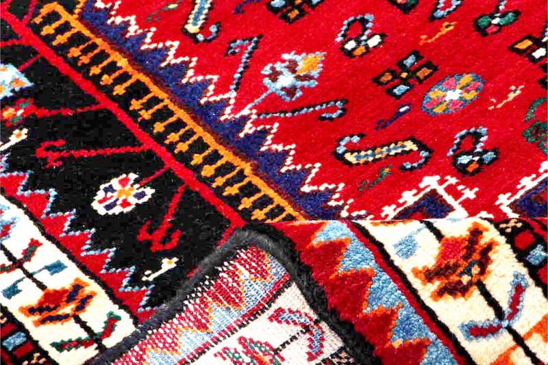 Handknuten Persisk Matta 175x297 cm - Röd/Mörkblå - Orientaliska mattor - Persisk matta