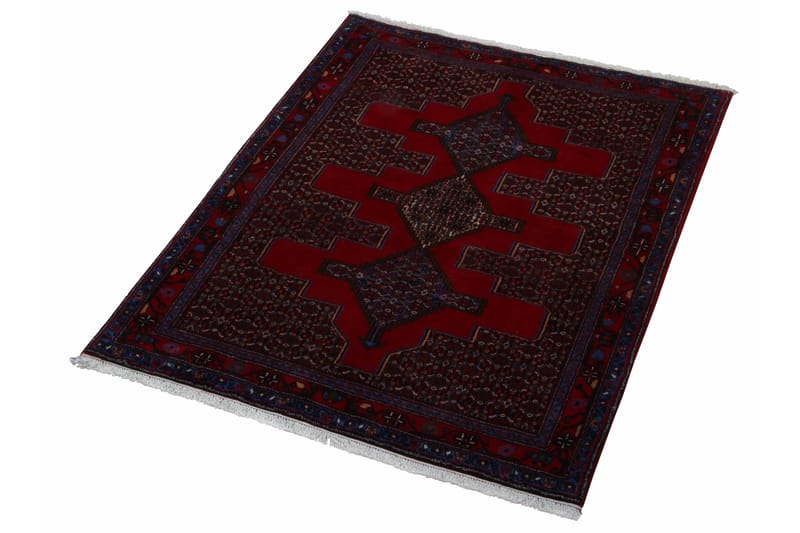 Handknuten Persisk Matta 124x160 cm Kelim - Röd/Blå - Orientaliska mattor - Persisk matta