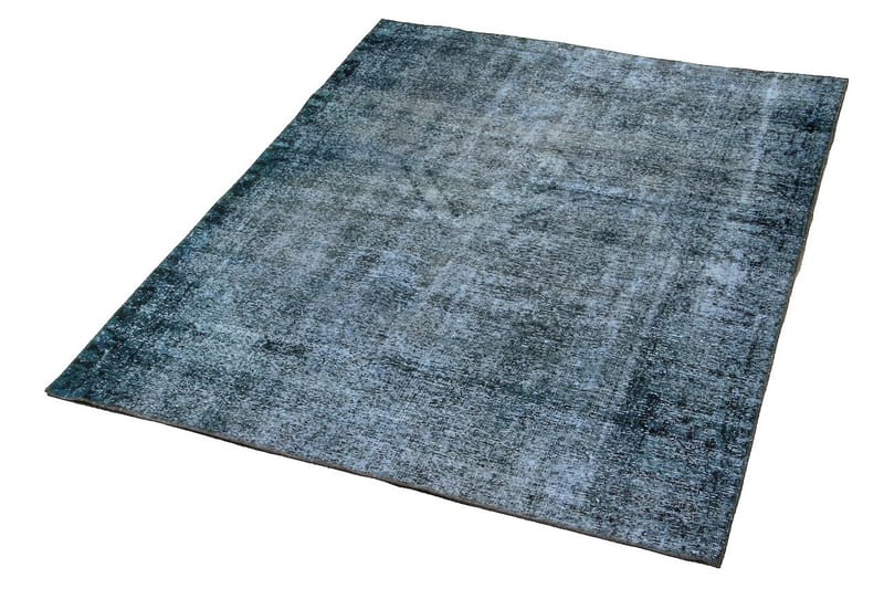 Handknuten Persisk Matta 190x242 cm Vintage - Blå/Grön - Orientaliska mattor - Persisk matta