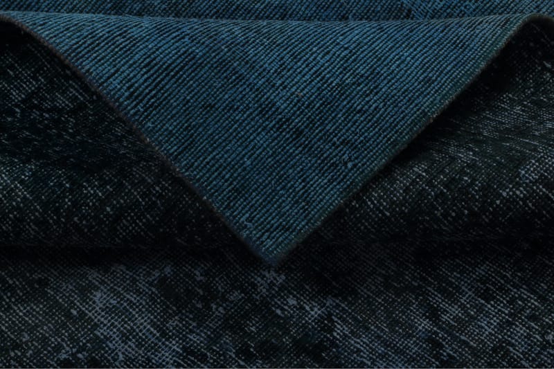 Handknuten Persisk Matta 190x242 cm Vintage - Blå/Grön - Orientaliska mattor - Persisk matta