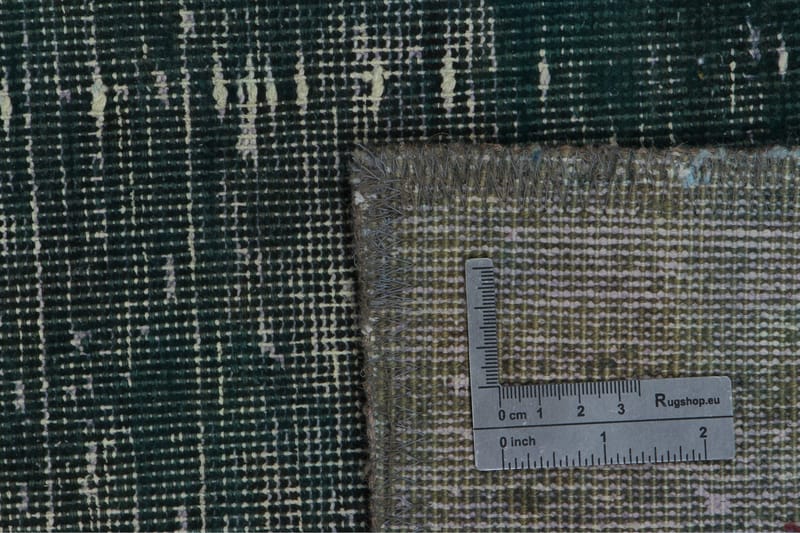 Handknuten Persisk Matta 274x361 cm Vintage - Grön - Orientaliska mattor - Persisk matta
