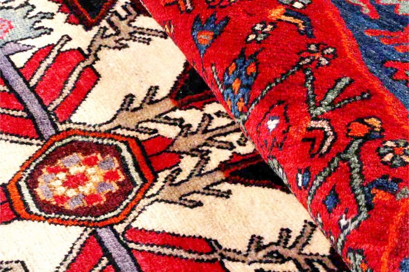Handknuten Persisk Matta 154x317 cm - Röd/Blå - Orientaliska mattor - Persisk matta