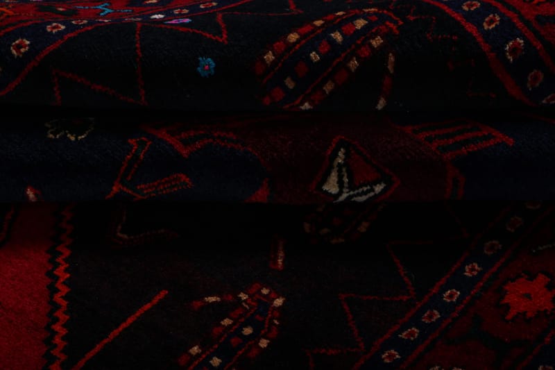 Handknuten Persisk Matta 132x279 cm - Mörkblå/Röd - Orientaliska mattor - Persisk matta