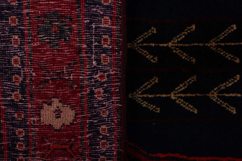 Handknuten Persisk Matta 132x279 cm - Mörkblå/Röd - Orientaliska mattor - Persisk matta