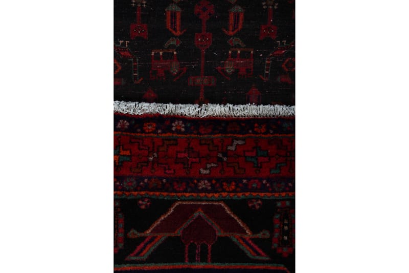 Handknuten Persisk Matta 152x377 cm - Mörkblå/Röd - Orientaliska mattor - Persisk matta