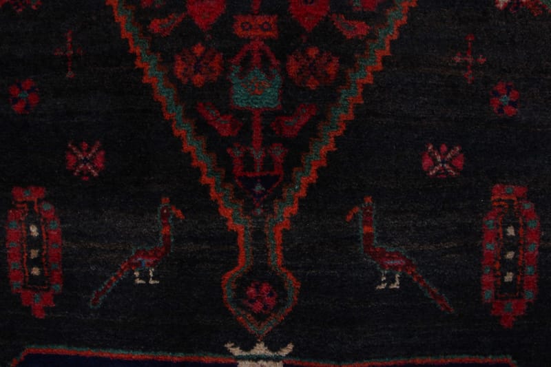 Handknuten Persisk Matta 152x377 cm - Mörkblå/Röd - Orientaliska mattor - Persisk matta