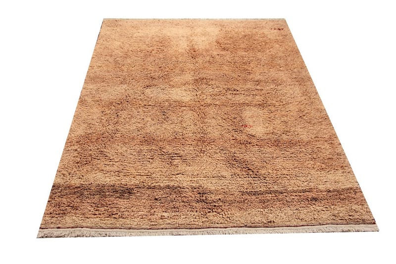 Handknuten Persisk Ullmatta 162x240 cm Gabbeh Shiraz - Beige - Orientaliska mattor - Persisk matta