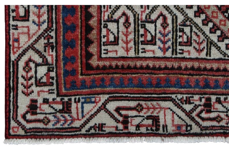 Handknuten Persisk Patinamatta 118x200 cm - Röd/Beige - Textil & mattor - Mattor - Orientaliska mattor