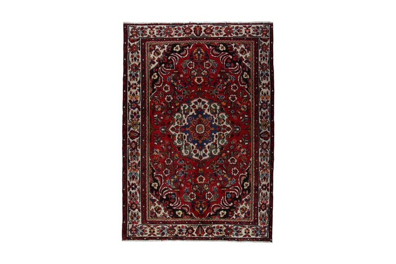 Handknuten Persisk Matta 153x226 cm - Röd/Creme - Orientaliska mattor - Persisk matta