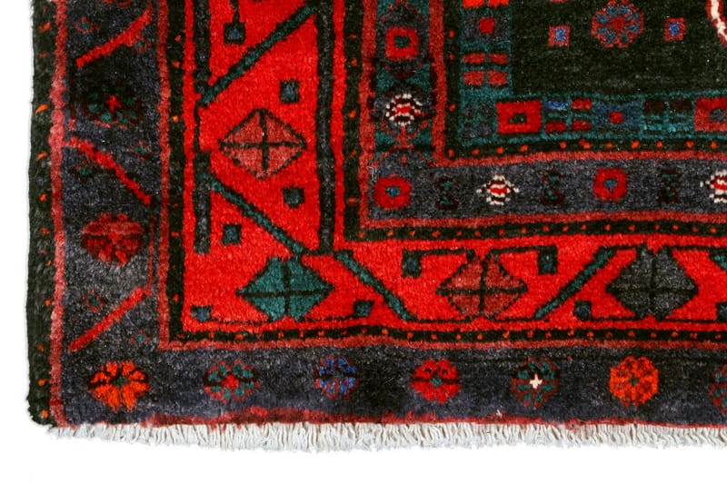 Handknuten Persisk Matta 144x342 cm - Mörkblå/Röd - Orientaliska mattor - Persisk matta