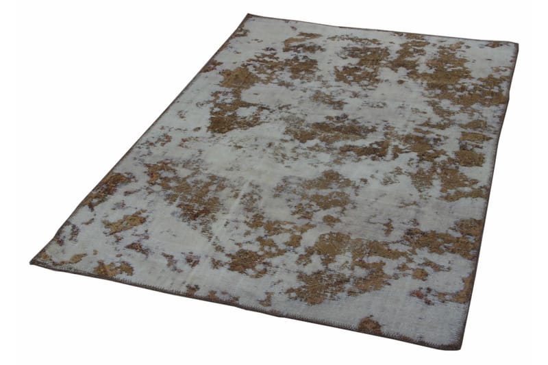 Handknuten Persisk Matta 110x164 cm Vintage - Beige/Brun - Orientaliska mattor - Persisk matta
