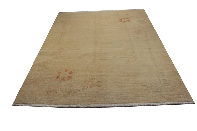 Handknuten Persisk Ullmatta 211x309 cm Gabbeh Shiraz - Beige - Orientaliska mattor - Persisk matta