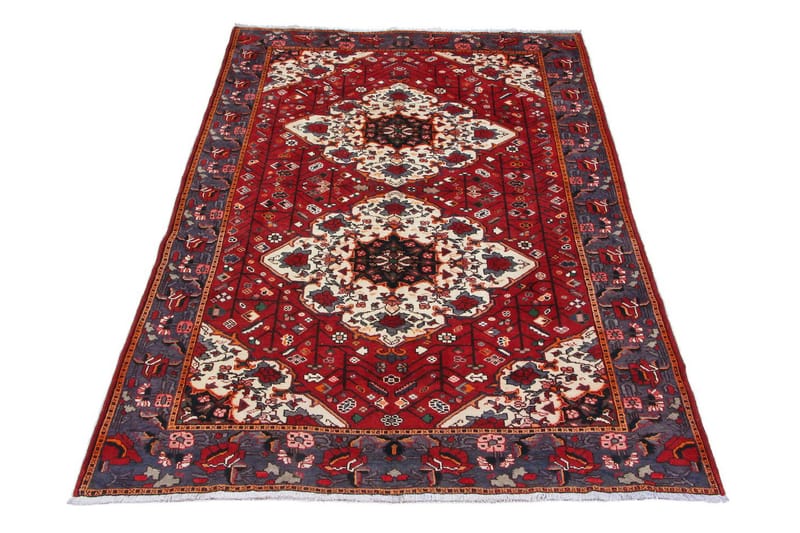 Handknuten Persisk Matta 205x305 cm - Röd/Beige - Orientaliska mattor - Persisk matta