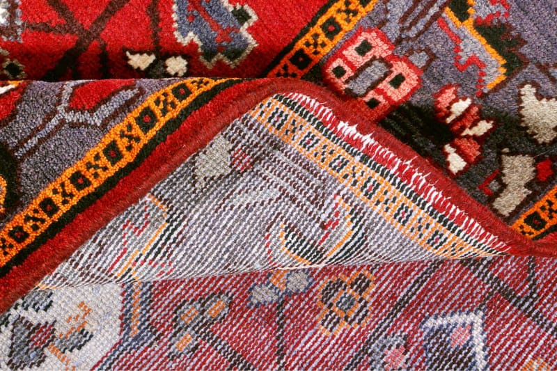 Handknuten Persisk Matta 205x305 cm - Röd/Beige - Orientaliska mattor - Persisk matta