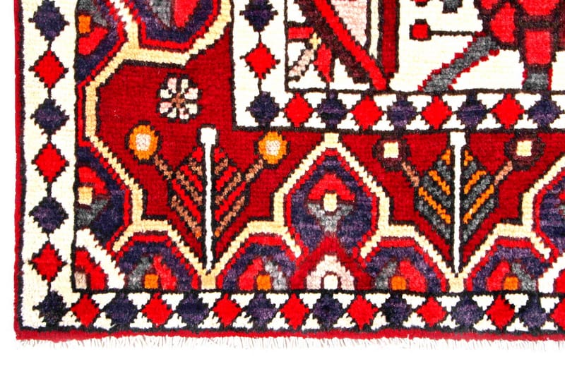 Handknuten Persisk Matta 152x258 cm - Röd/Beige - Orientaliska mattor - Persisk matta