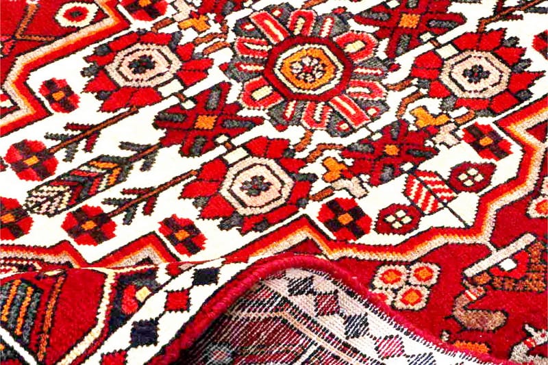 Handknuten Persisk Matta 152x258 cm - Röd/Beige - Orientaliska mattor - Persisk matta