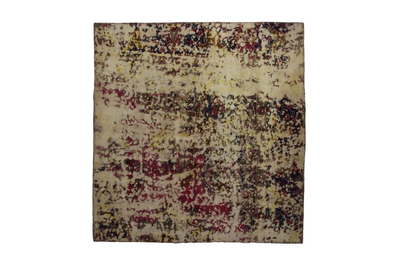 Handknuten Persisk Matta 140x148 cm Vintage - Flerfärgad - Orientaliska mattor - Persisk matta