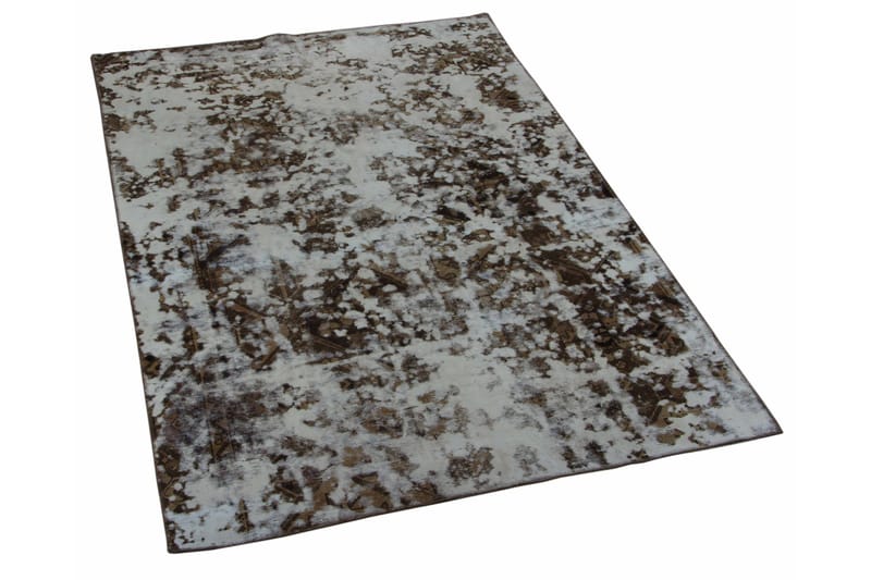 Handknuten Persisk Matta 186x235 cm Vintage - Beige/Brun - Orientaliska mattor - Persisk matta