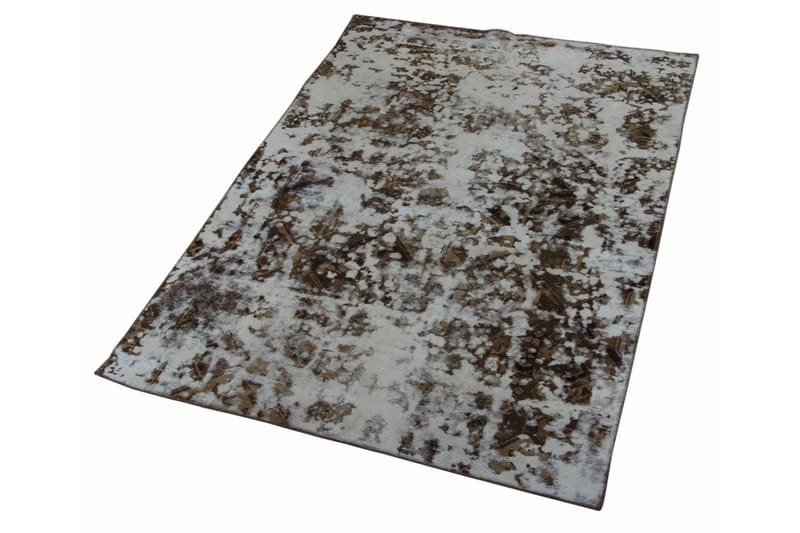 Handknuten Persisk Matta 186x235 cm Vintage - Beige/Brun - Orientaliska mattor - Persisk matta