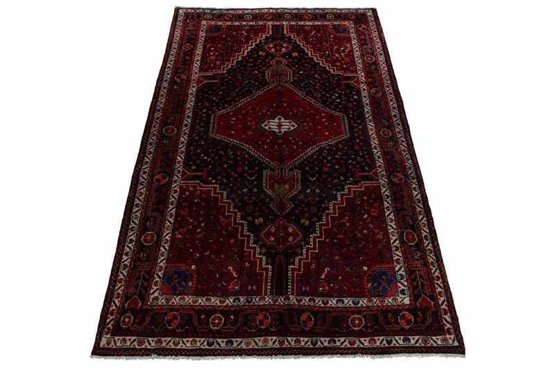 Handknuten Persisk Matta 175x313 cm - Röd/Svart - Orientaliska mattor - Persisk matta