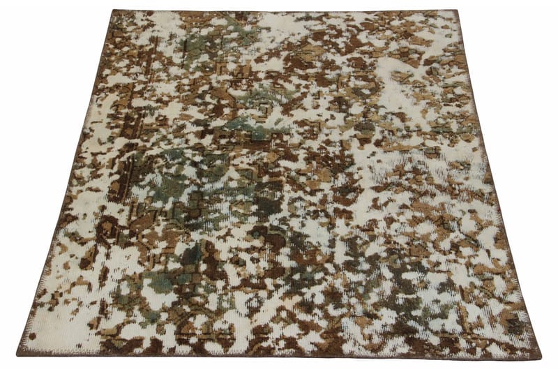 Handknuten Persisk Matta 93x126 cm Vintage - Flerfärgad - Orientaliska mattor - Persisk matta