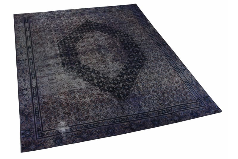 Handknuten Persisk Matta 268x350 cm Vintage - Mörkblå/Grå - Orientaliska mattor - Persisk matta