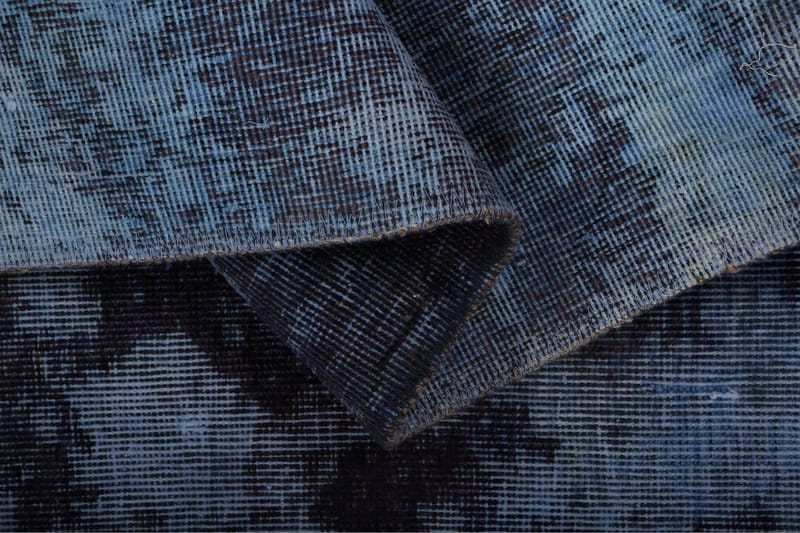 Handknuten Persisk Matta 115x157 cm Vintage - Blå/Mörkblå - Orientaliska mattor - Persisk matta