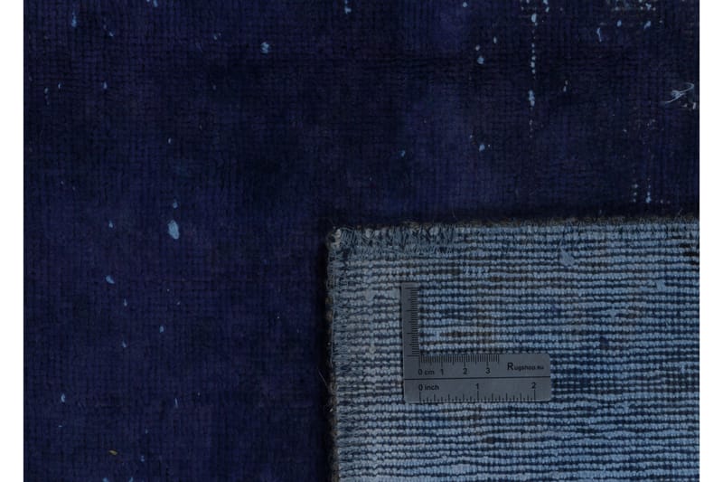 Handknuten Persisk Matta 252x345 cm Vintage - Mörkblå - Orientaliska mattor - Persisk matta