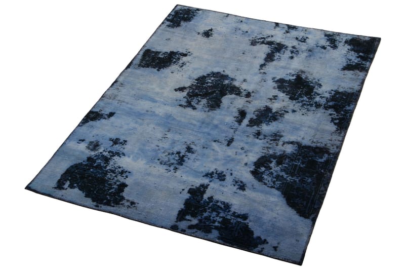 Handknuten Persisk Matta 135x190 cm Vintage - Blå/Mörkblå - Orientaliska mattor - Persisk matta